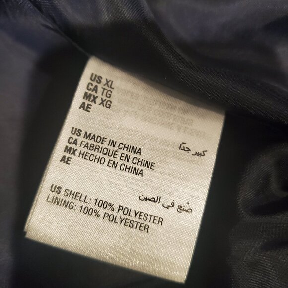 And Now This NWT Women's Navy Blue Satin Oversized Lightweight Blazer  XL - Picture 11 of 11